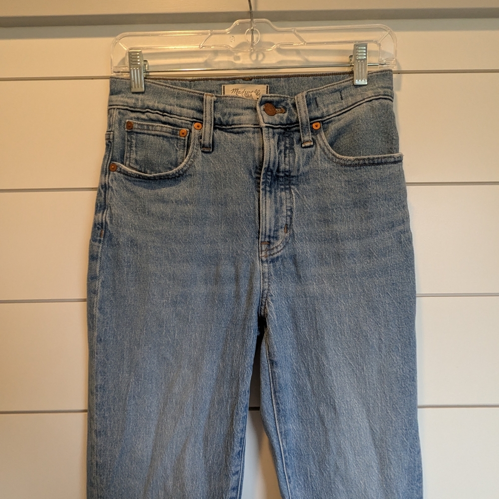 Madewell The Perfect Vintage Jean Size 25T / 0 High Rise Light Wash - Picture 5 of 15